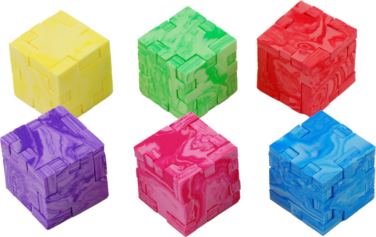 Happy Cube – Marble Cube – six pack