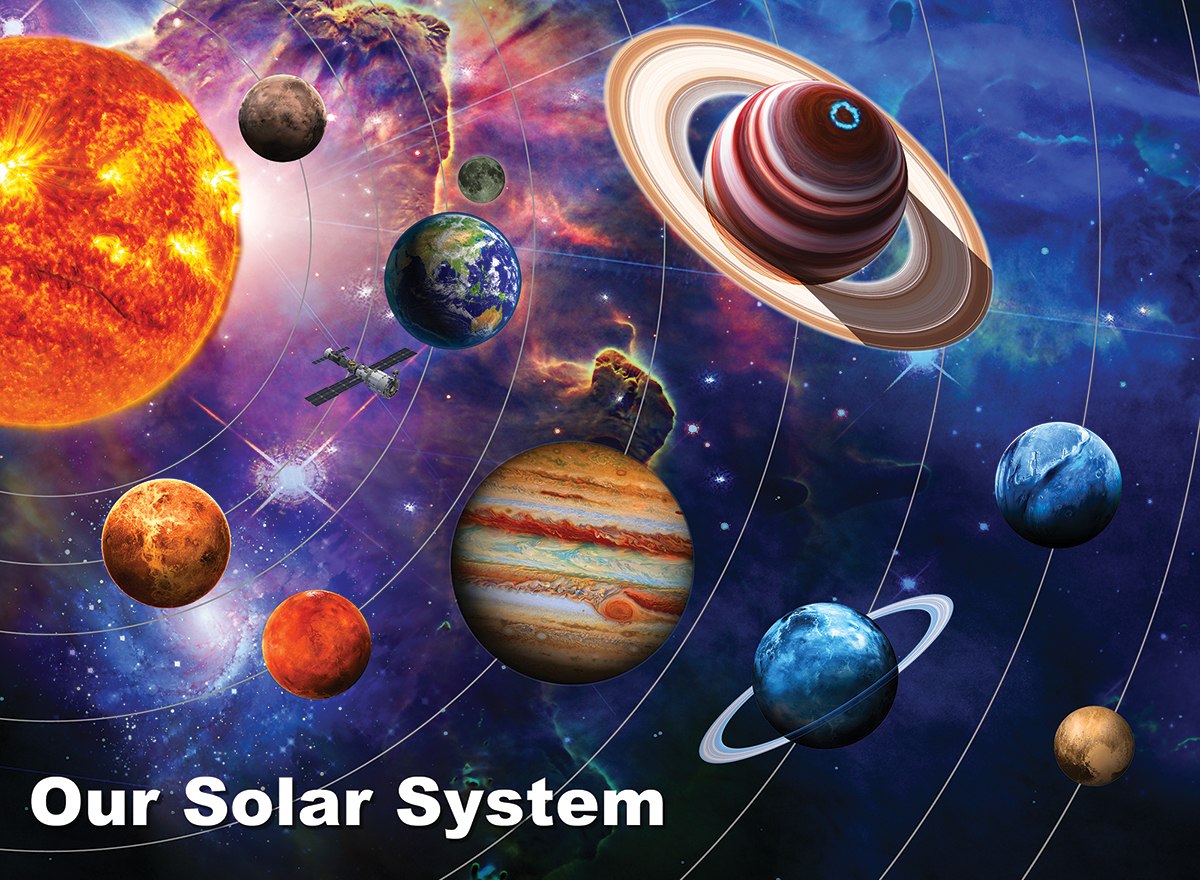 Solar System - 300pc EZ Grip Jigsaw Puzzle By White Mountain