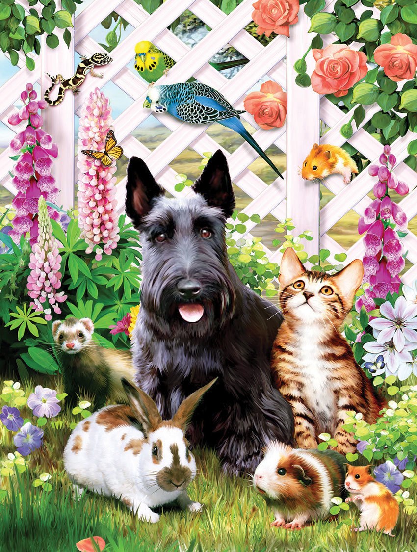 Garden Pals - 500pc Jigsaw Puzzle by SunsOut