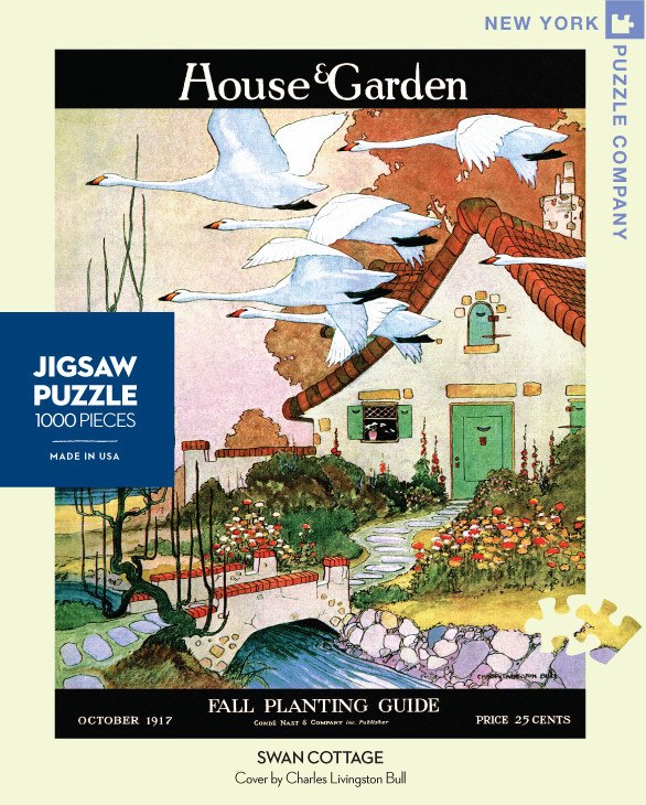 Swan Cottage - 1000pc Jigsaw Puzzle by New York Puzzle Company - image 1