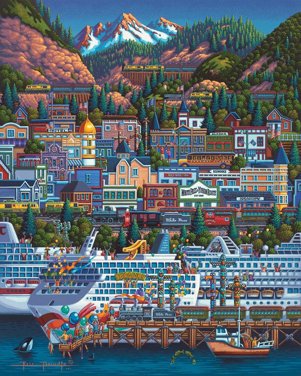 Skagway - 500pc Jigsaw Puzzle by Dowdle  			  					NEW