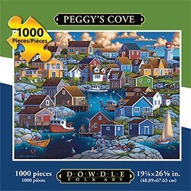 Peggy's Cove - 1000pc Jigsaw Puzzle by Dowdle - image 1