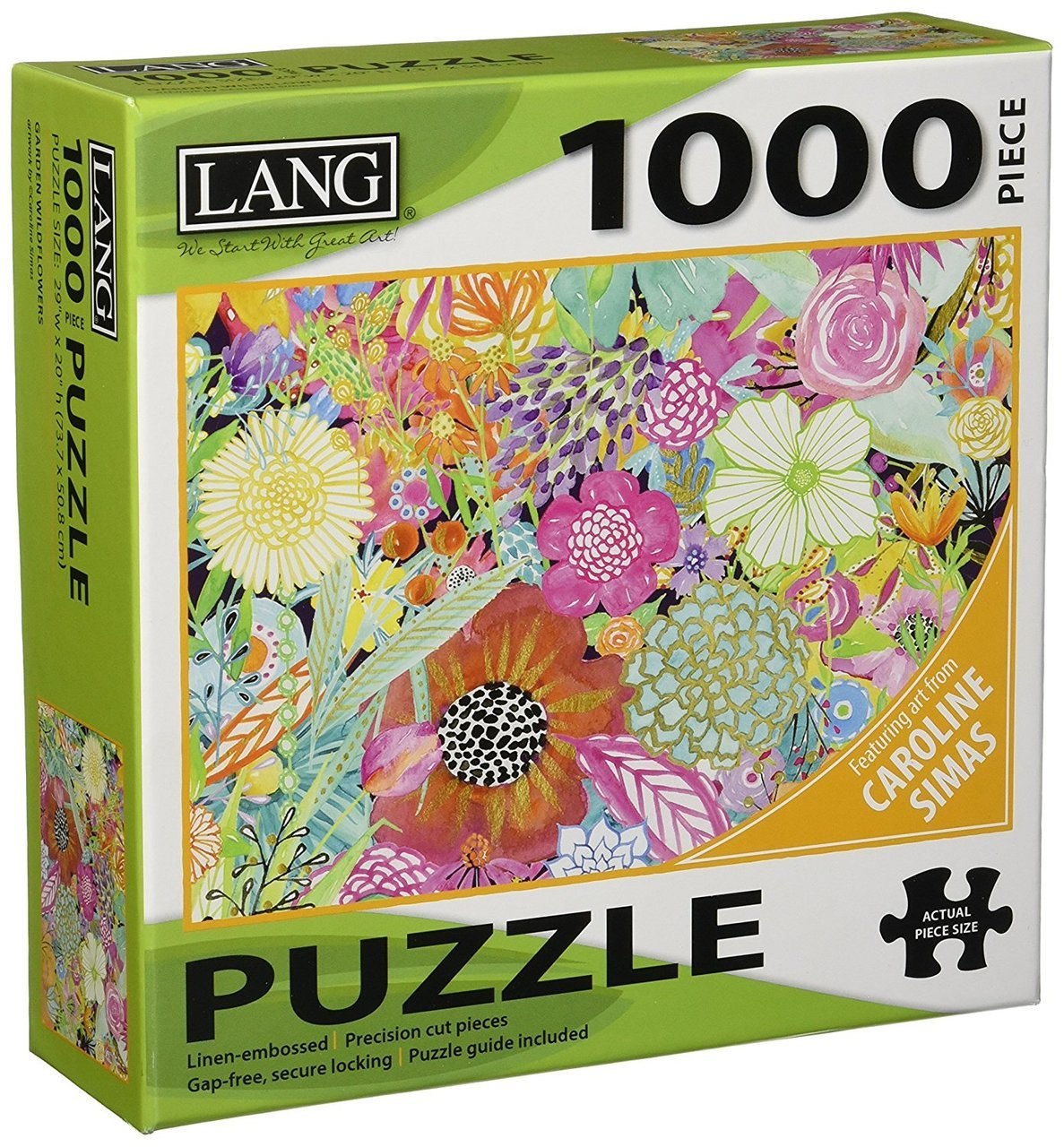 Garden Wildflowers - 1000pc Jigsaw Puzzle by Lang  			  					NEW - image 1