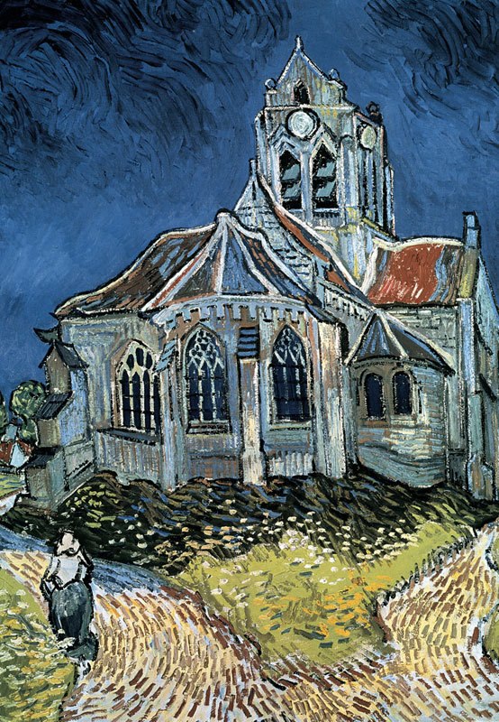 The Church at Auvers - 300pc Glow in the Dark Jigsaw Puzzle By Tomax