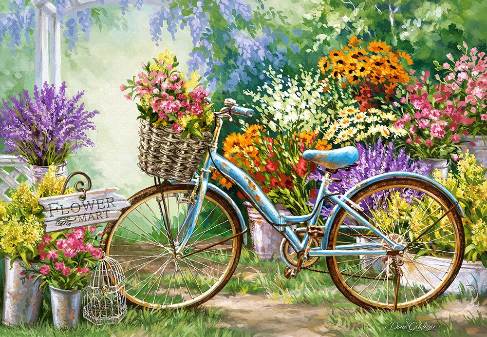 The Flower Mart - 1000pc Jigsaw Puzzle By Castorland  			  					NEW