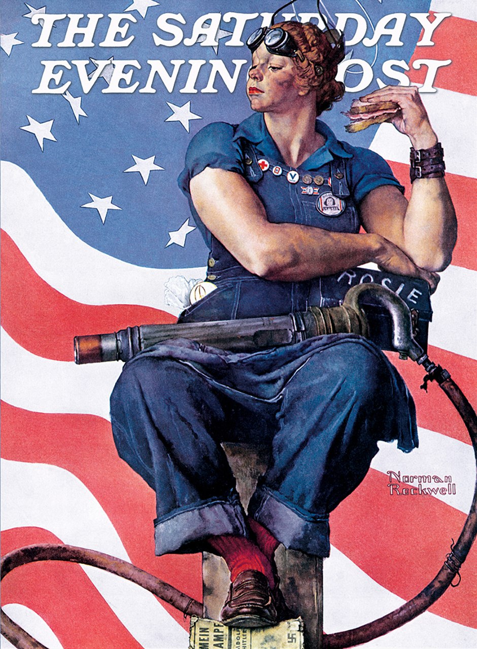 Saturday Evening Post Norman Rockwell: Rosie the Riveter - 1000pc Jigsaw Puzzle by Masterpieces  			  					NEW