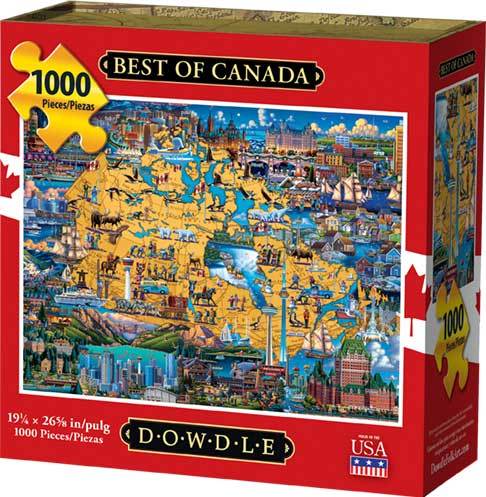 Best of Canada - 1000pc Jigsaw Puzzle by Dowdle  			  					NEW - image 1