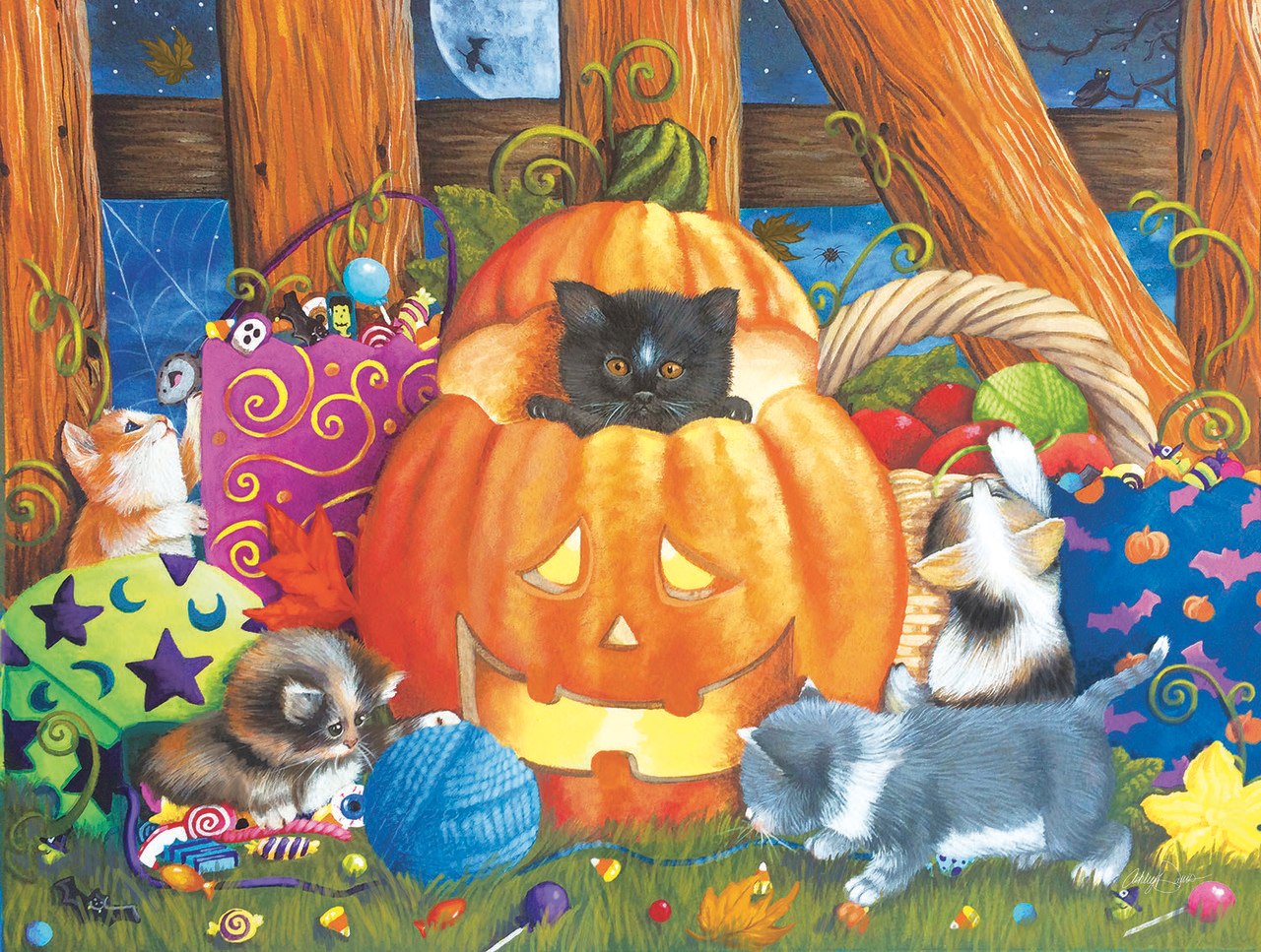 Surprise Halloween - 300pc Jigsaw Puzzle By Sunsout  			  					NEW