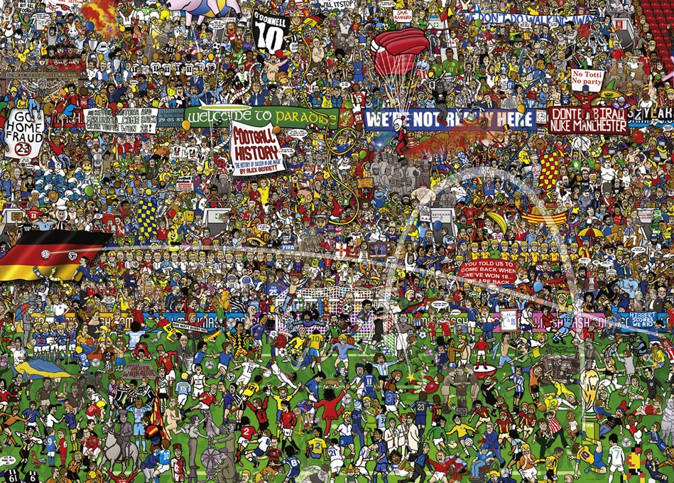 Football History - 3000pc Jigsaw Puzzle By Heye  			  					NEW