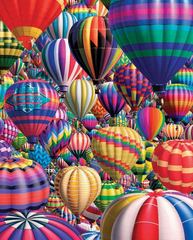 Hot Air Balloons - 1000pc Jigsaw Puzzle by White Mountain