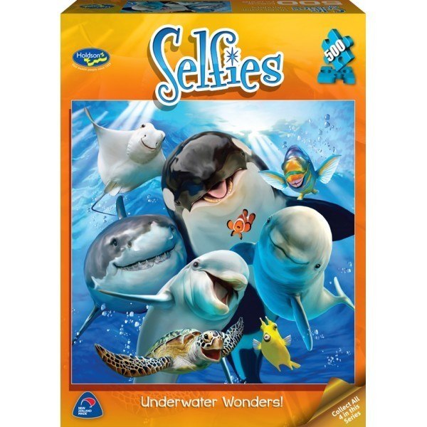 Selfies: Underwater Wonders - 500pc Jigsaw Puzzle by Holdson  			  					NEW - image 1