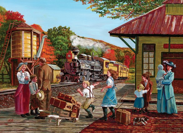 Waiting for the Train - 500pc Jigsaw Puzzle By Cobble Hill