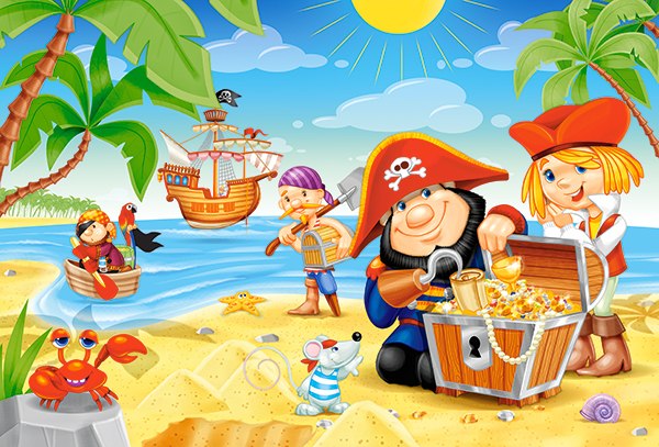 Pirate Treasures - 40pc Jigsaw Puzzle By Castorland