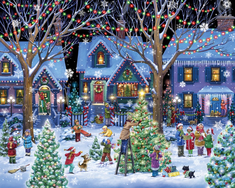 Christmas Cheer - 1000pc Jigsaw Puzzle by Vermont Christmas Company  			  					NEW