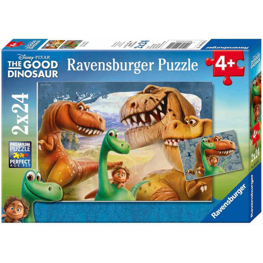 Disney Pixar: The Good Dinosaur - 2 x 12pc Jigsaw Puzzle by Ravensburger - image 1