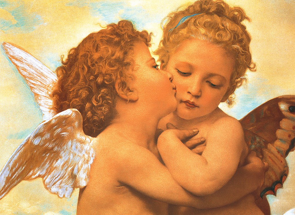 Putto's Kiss - 500pc Jigsaw Puzzle by Tomax