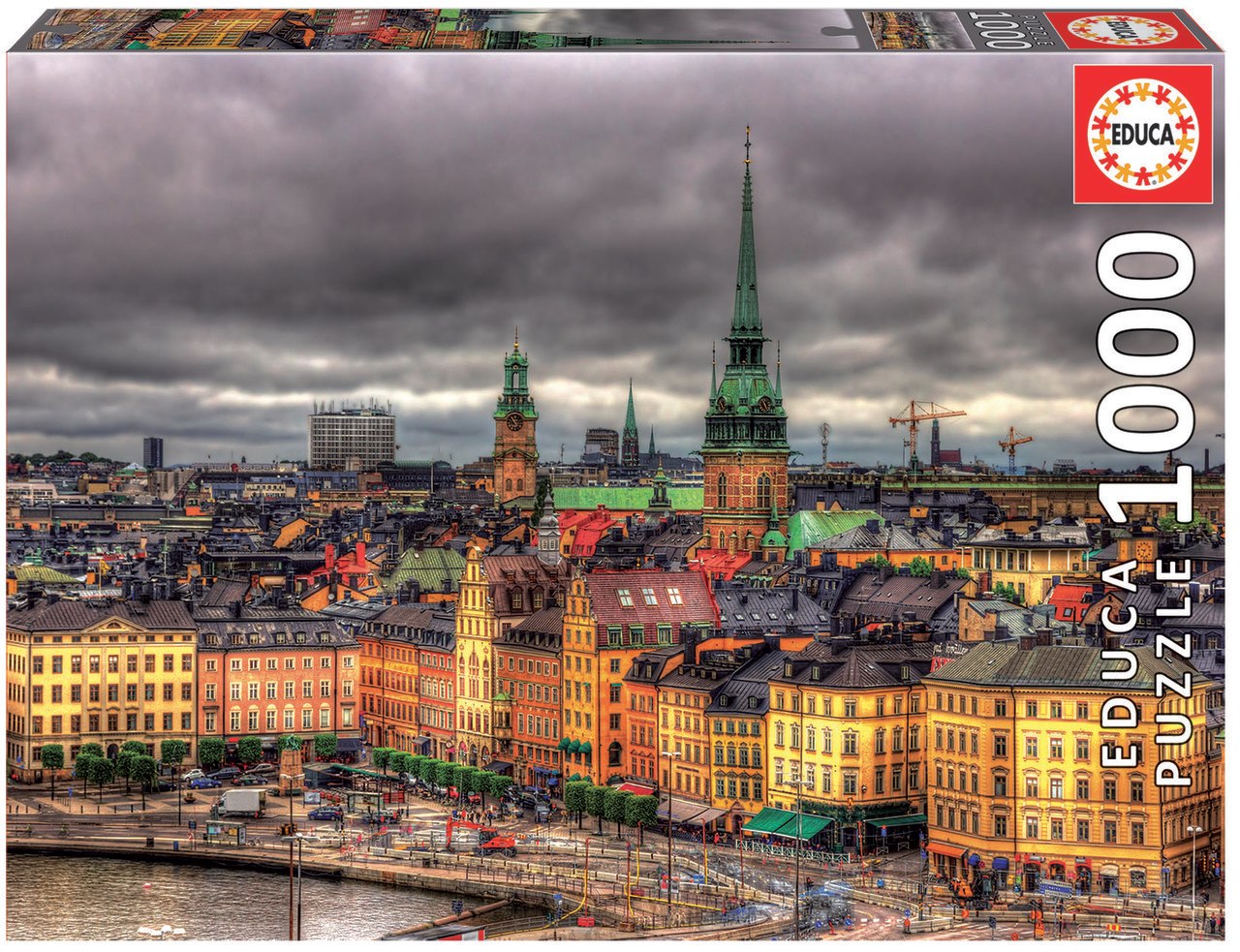 Views of Stockholm, Sweden - 1000pc Jigsaw Puzzle by Educa  			  					NEW - image 1