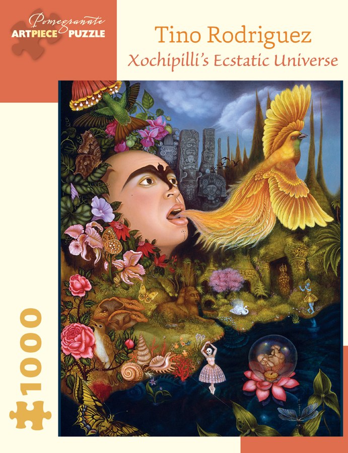 Rodriguez: Xochipillis - 1000pc Jigsaw Puzzle by Pomegranate  			  					NEW - image 1