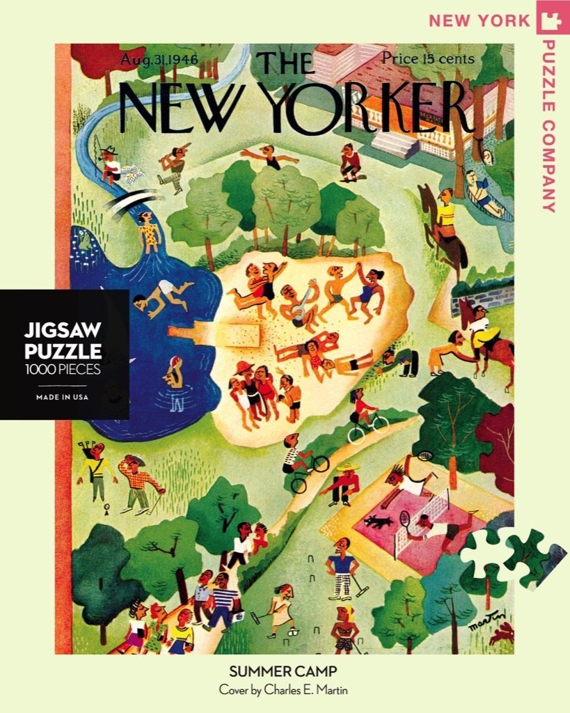 Summer Camp - 1000pc Jigsaw Puzzle by New York Puzzle Company  			  					NEW - image 1