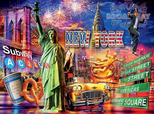 Cities: New York - 1000pc Jigsaw Puzzle by Ceaco  			  					NEW