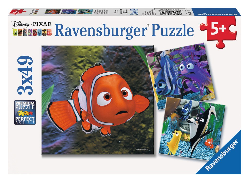 Disney-Pixar™: In the Aquarium - 3x49pc Jigsaw Puzzle by Ravensburger - image 3