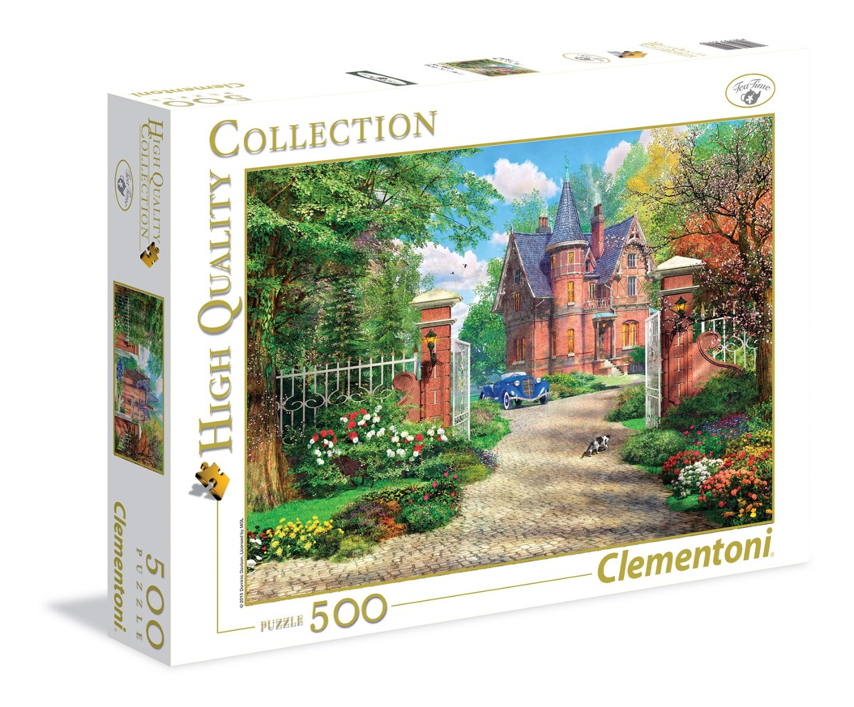 The Red Brick Cottage 500pc Jigsaw Puzzle By Clementoni