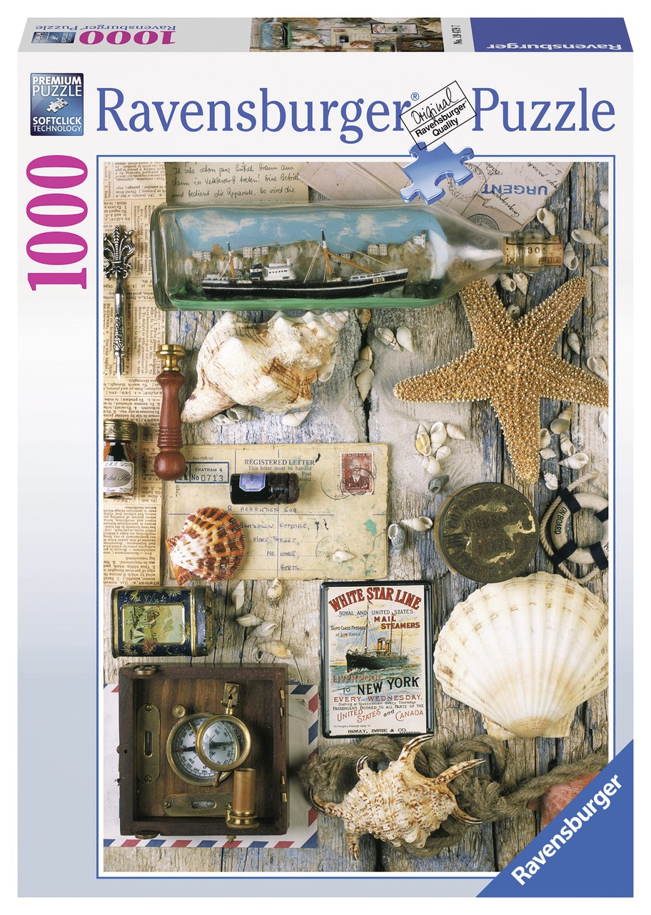 Maritime Souvenirs - 1000pc Jigsaw Puzzle by Ravensburger - image 1