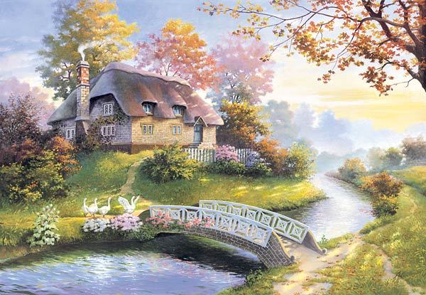 Cottage - 1500pc Jigsaw Puzzle by Castorland