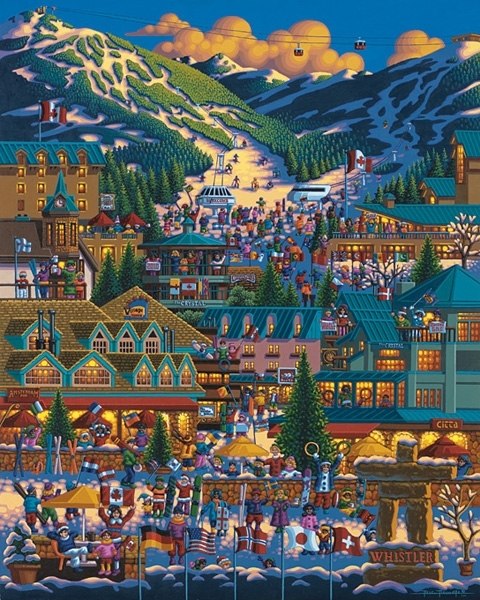 Whistler - 500pc Jigsaw Puzzle by Dowdle