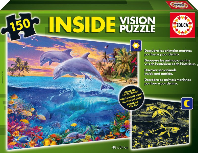 Underwater World Inside Vision - 150pc Jigsaw Puzzle by Educa