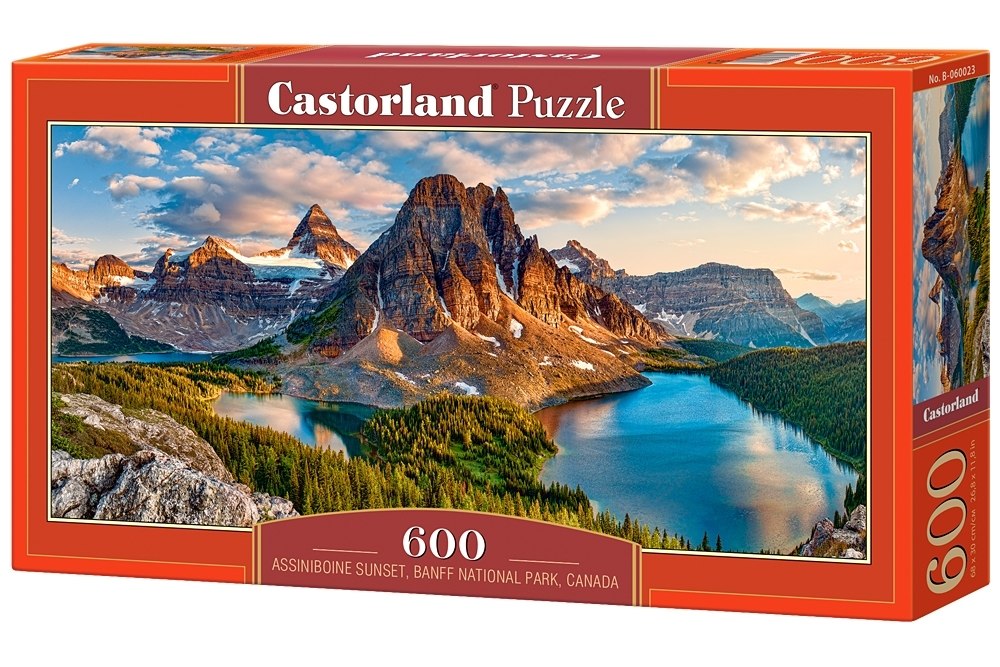 Assiniboine Sunset, Banff National Park, Canada - 600pc Jigsaw Puzzle By Castorland  			  					NEW - image 1