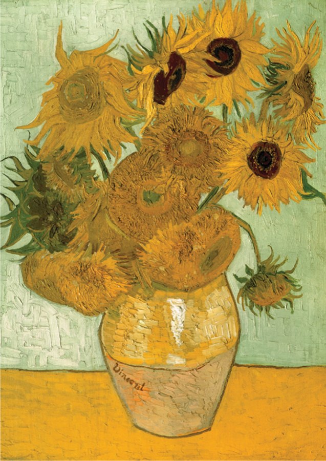 Sunflowers: Van Gogh - 1000pc Jigsaw Puzzle by D-Toys