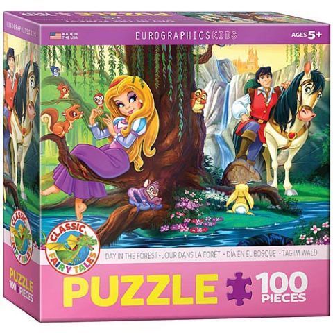 Day in the Forest - 100pc Jigsaw Puzzle by Eurographics  			  					NEW - image 1