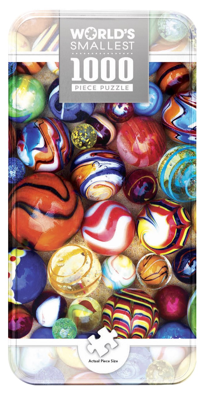 World‘S Smallest: All My Marbles - 1000pc Jigsaw Puzzle by Masterpieces  			  					NEW - image 1