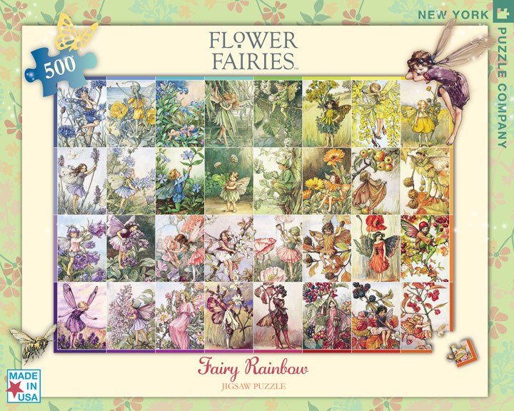 Fairy Rainbow - 500pc Jigsaw Puzzle by New York Puzzle Company