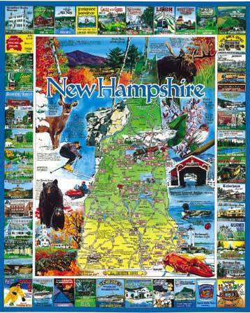 Best of New Hampshire - 1000pc Jigsaw Puzzle By White Mountain