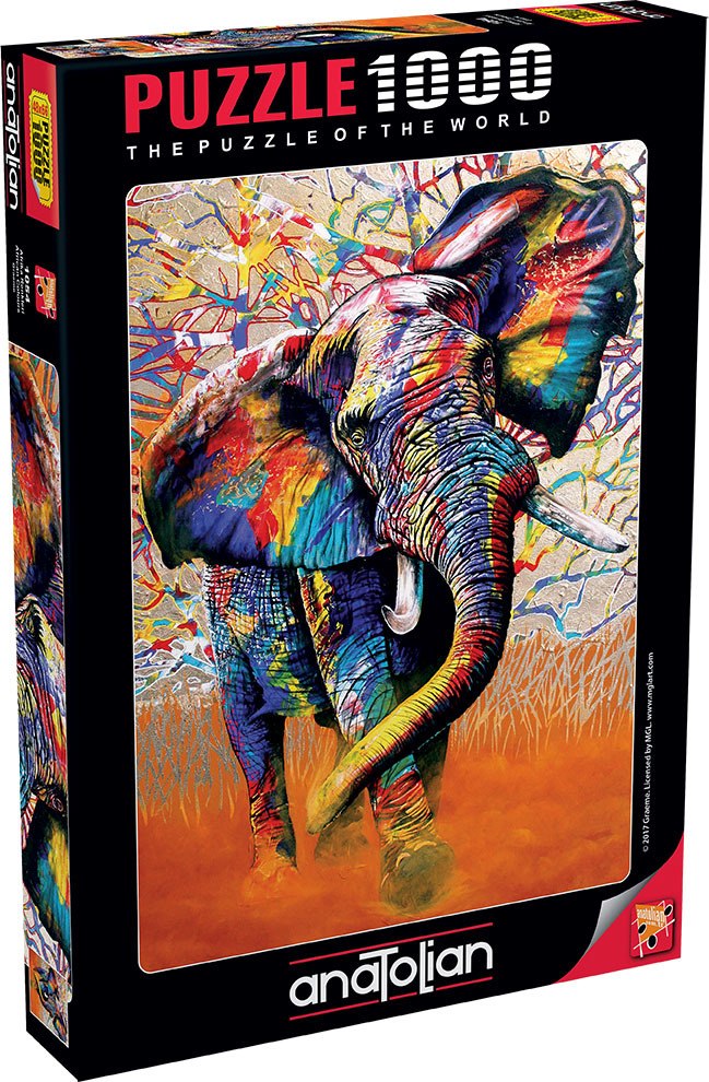 African Colors - 1000pc Jigsaw Puzzle by Anatolian  			  					NEW - image 1