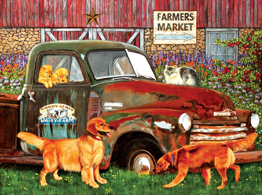 Woody Acres - 1000pc Jigsaw Puzzle by Sunsout