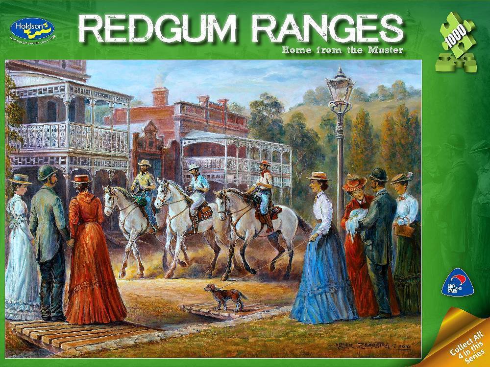 Redgum Ranges Home From Muster 1000pc Jigsaw Puzzle By Holdson New Jigsawpuzzle Com Au