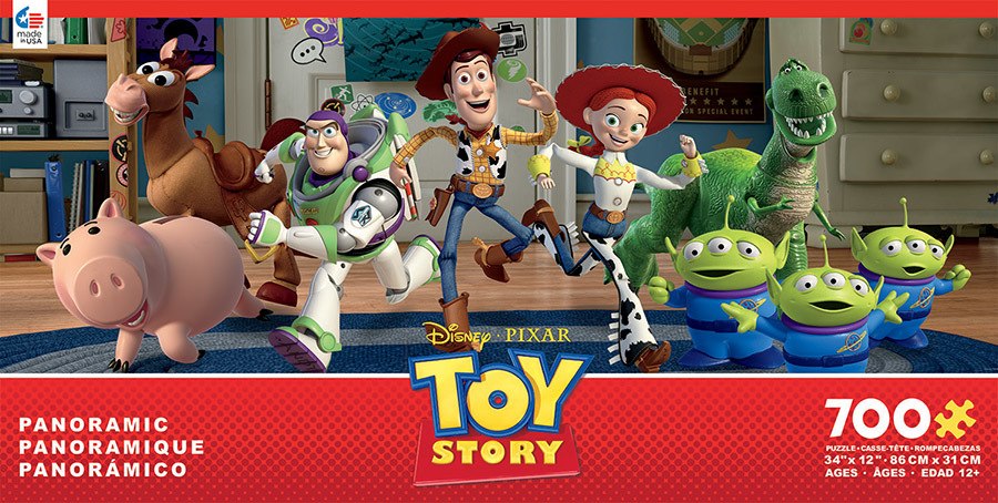 Disney: Toy Story - 700pc Panoramic Jigsaw Puzzle by Ceaco - image 1