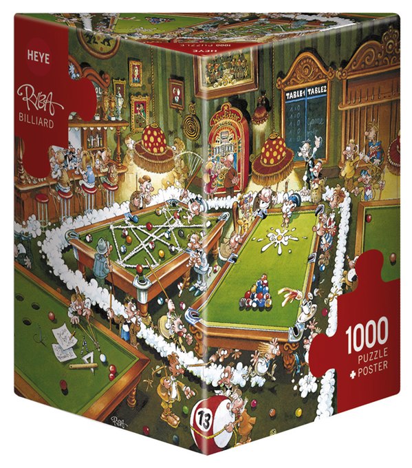 Ryba: Billiard - 1000pc Jigsaw Puzzle By Heye  			  					NEW - image 1