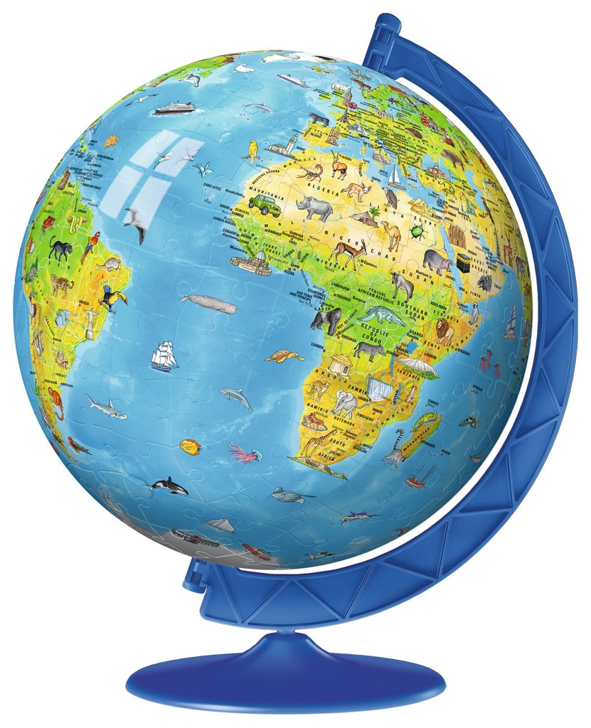 Children's Globe  - 180pc 3D Puzzle Ball By Ravensburger