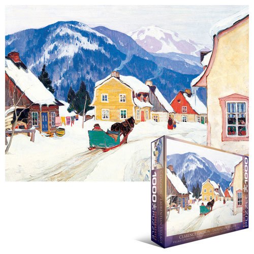 Gagnon: Laurentain Village - 1000pc Jigsaw Puzzle by Eurographics