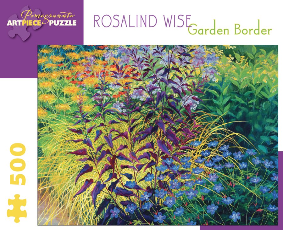 Rosalind Wise: Garden Border - 500pc Jigsaw Puzzle by Pomegranate - image 2