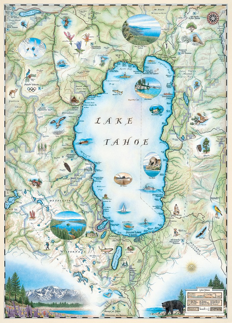 Xplorer: Lake Tahoe - 1000pc Jigsaw Puzzle by Masterpieces