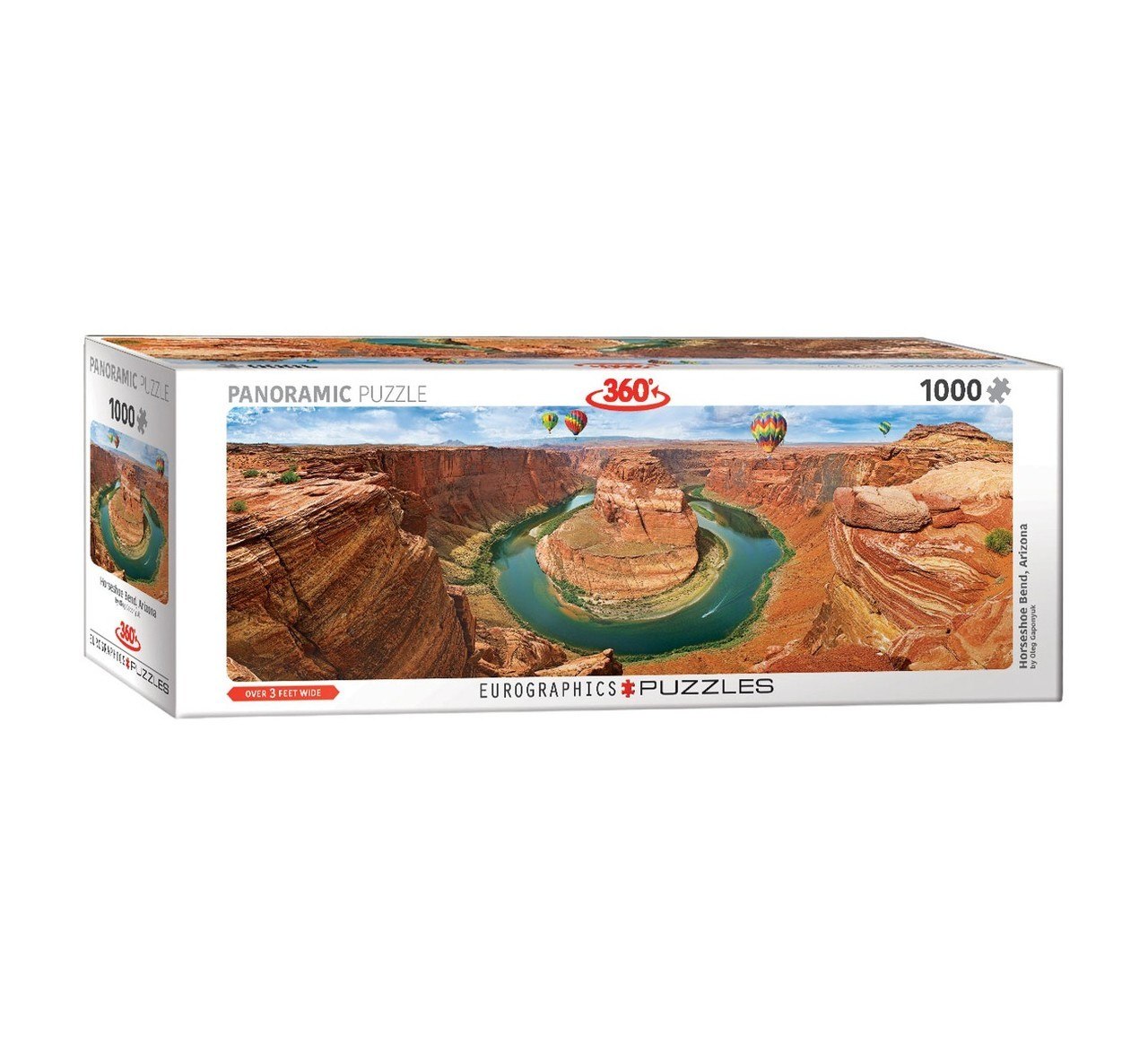 Horseshoe Bend, Arizona - 1000pc Panoramic Jigsaw Puzzle by Eurographics  			  					NEW - image 3