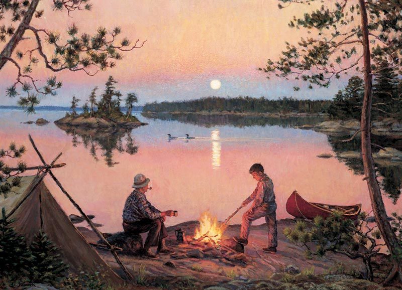 Georgian Bay Moonrise - 1000pc Jigsaw Puzzle by Cobble Hill