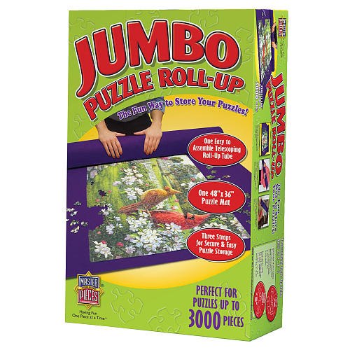 Master Pieces Jumbo Puzzle Roll Up For Up To 3000 Pc Puzzles Storage