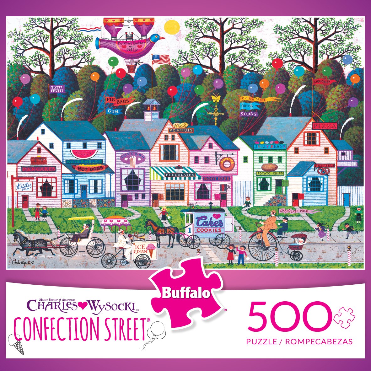 Confection Street - 500pc Jigsaw Puzzle By Buffalo Games - image 1