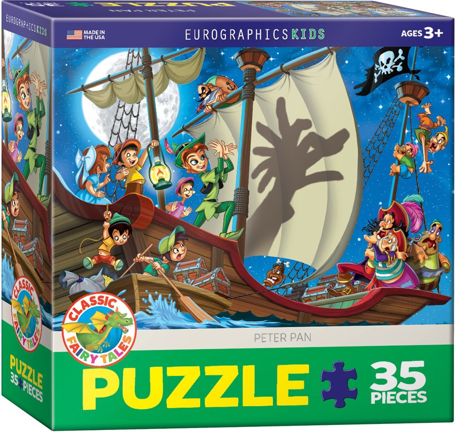 Classic Fairy Tales: Peter Pan - 35pc Jigsaw Puzzle by Eurographics